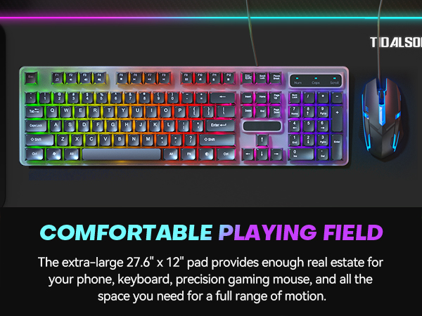 wireless charging mouse pad