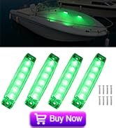RVZONE Marine Led Boat Lights, Boat Interior Lights Night Fishing Lights 12V Waterproof Marine Bo...