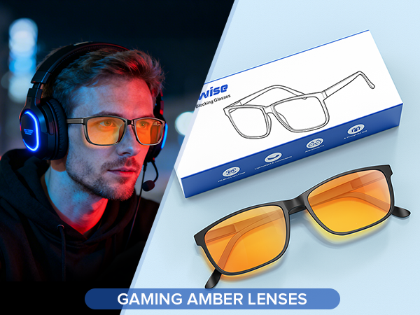 Blue light blocking glasses