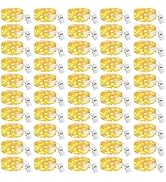 Fairdeer 50Pack Fairy Lights with Timer, 7ft 20 LED Twinkle Light Battery Operated 3 Modes, Bulk ...