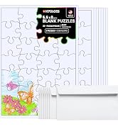 Hygloss Puzzles DIY Party Invite - Blank Puzzle for Decorating - Art Activity - Use as Party Favo...