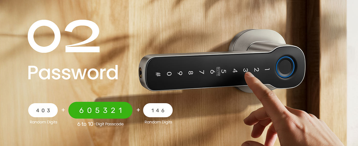 smart door lock fingerprint door lock