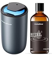 Waterless Diffuser for Essential Oil, Smart Car Air Freshener Diffuser with Diffuser Oil, Fragran...