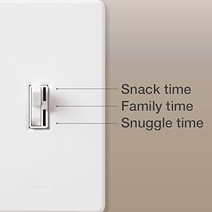Lutron dimmer switch, LED dimmer switch, LEDs, LED bulb, light control, slide dimmer, Caseta,toggler