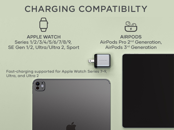 USB-C Fast Charging Cable for Apple Watch