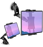 Car Dashboard &amp; Windshield Tablet Mount Holder, 360° Rotation Window Dash Stand for iPad Pro 12.9...