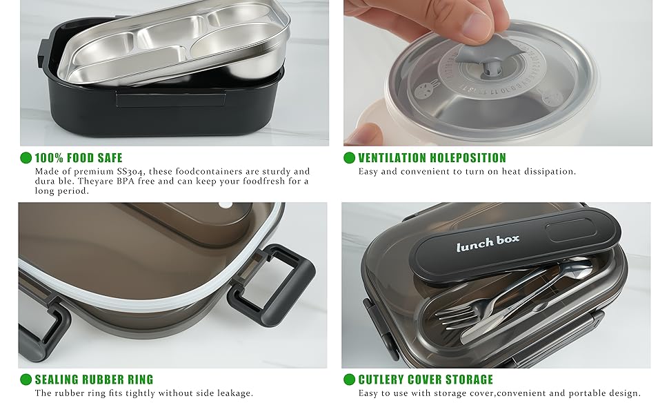 Lunch Container Black