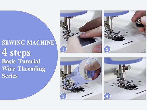 sewing machine 4 steps