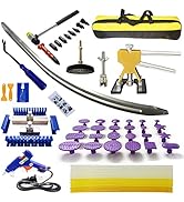 CYGOODS 1set Car Dent Removal Kit, Auto Fender Damage Repair Big Curved Rod Crowbar Puller Lifter...