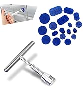 Arwrilt 19 PCS Car Dent Puller Kit, Dent Removal Tools with T-Shape Puller, Paintless Dent Repair...