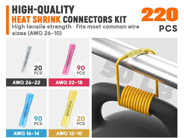 High-Quality Heat Shrink Connectors