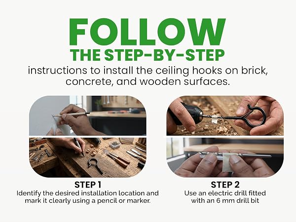 cup hooks screw in
