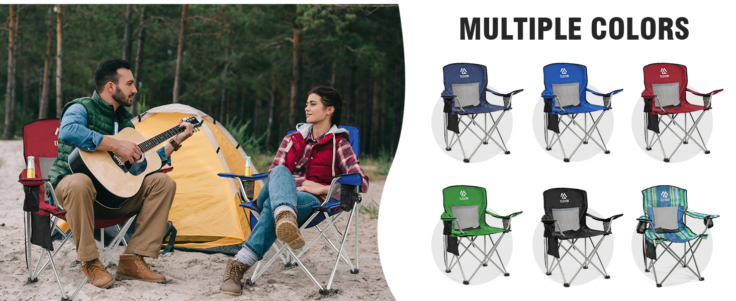 Multiple Colors Camping Chairs