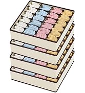 Joyoldelf Sock Drawer Organizer Divider Underwear Organizer 24-cell Fabric Dresser Drawer Organiz...