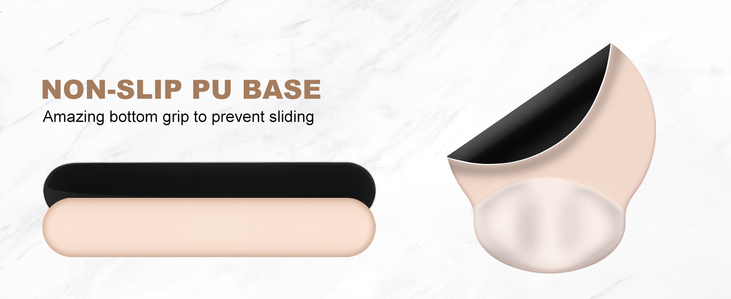 non-slip Pu base mousepad