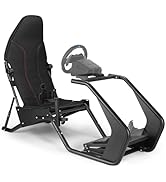 DIWANGUS Foldable Racing Simulator Cockpit - Sports Car Design, Adjustable Back &amp; Headrest, Inclu...