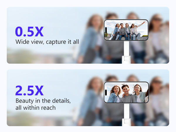 Magnetic selfie stick