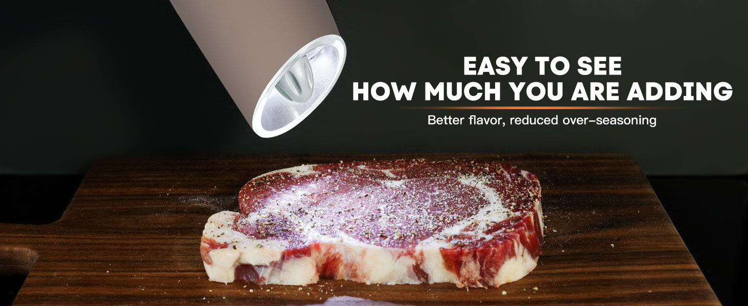 Electric Salt and Pepper Shaker Set