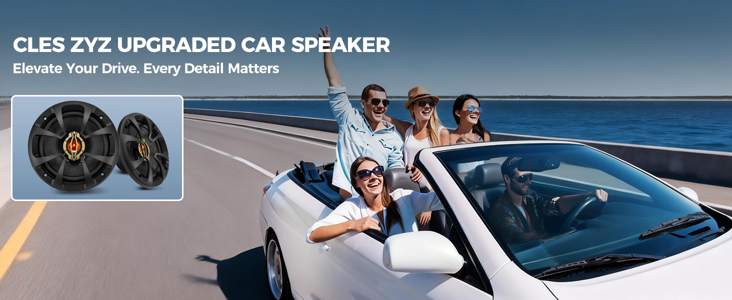 6.5&amp;#34; Coaxial Car Speakers