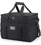 SUNUP 48 Cans Soft Sided Insulated Cooler Bag, Collapsible Large Ice Chest, Portable Leak-Proof C...