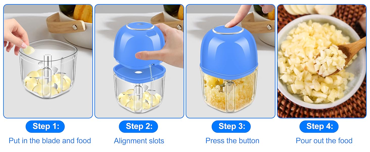 electric mini garlic chopper