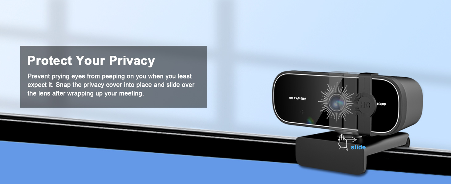 webcam with privacy webcam with cover