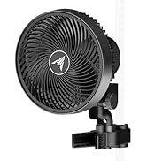 AC Infinity CLOUDRAY S6, Gen 2 Grow Tent Clip Fan 6” with Redesigned Long-Life EC Motor, Custom 1...