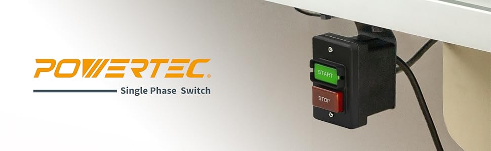 POWERTEC 71008 110/220V Single Phase On/Off Switch