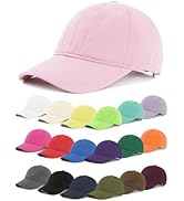 Zando Unisex Classic Baseball Caps Adjustable Sports Hats Outdoors Cotton Baseball Hat Cute Prepp...