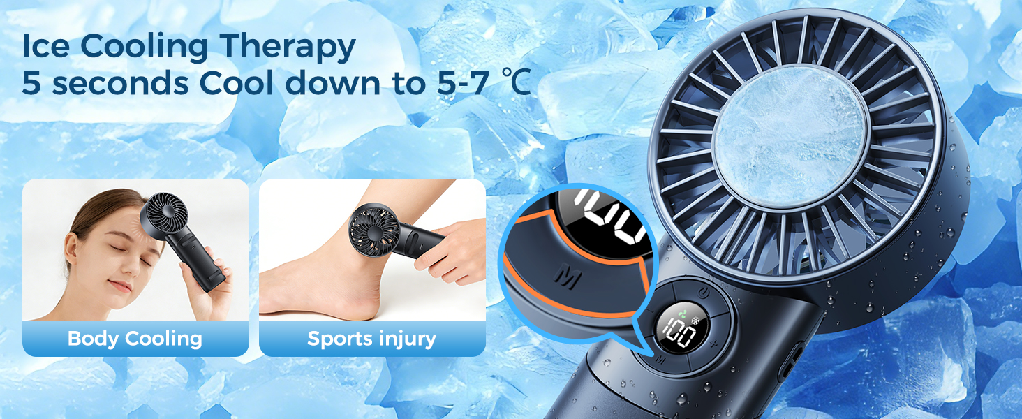 Ice Cooling Therapy 5 seconds Cool down to 5-7 ?
