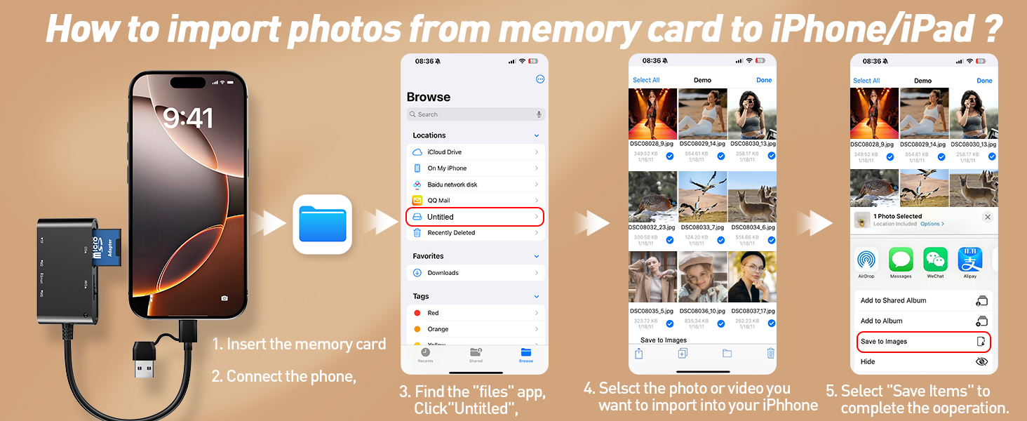 sd card reader for iphone