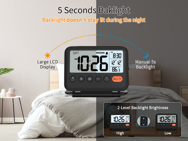 5 Seconds Backlight, Backlight doesn&amp;#39;t stay on, omly 5 seconds. Manual 5s Backlight