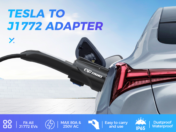 tesla to j1772 charging adapter evdance