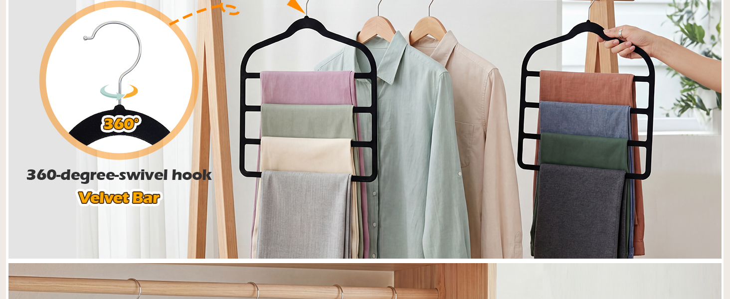 velvet pants hanger