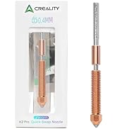 Creality Official K2 Pro Nozzle Upgraded, 0.4mm 1 PCS Larger Cavity Quick-Swap K2Pro Nozzle, Copp...