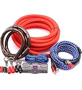 0 Gauge Car Amp Audio Wiring Kit – Welugnal 3000W Car Amplifier subwoofer Wiring Install kit for ...