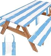 Waterproof Picnic Table Cover with Bench Covers