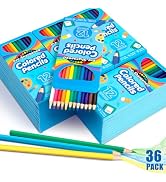 Jumlys 432 Count Colored Pencils Bulk, 36 Packs Pre-sharpened Coloring Pencils for Kids in 12 Col...