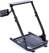 ZHSYMX Racing Wheel Stand Compatible with Logitech G920 G29 G27 G25 Gaming Cockpit Height Adjusta...