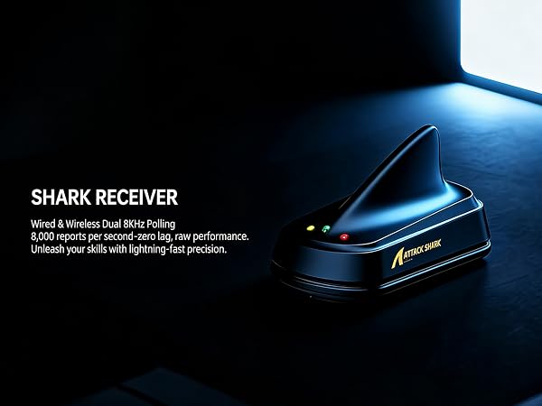 ATTACK SHARK X11Ultra 8K Carbon Fiber Wireless Gaming Mouse with 42000 DPI