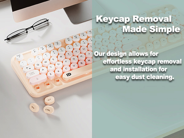 comfortable round key keyboard