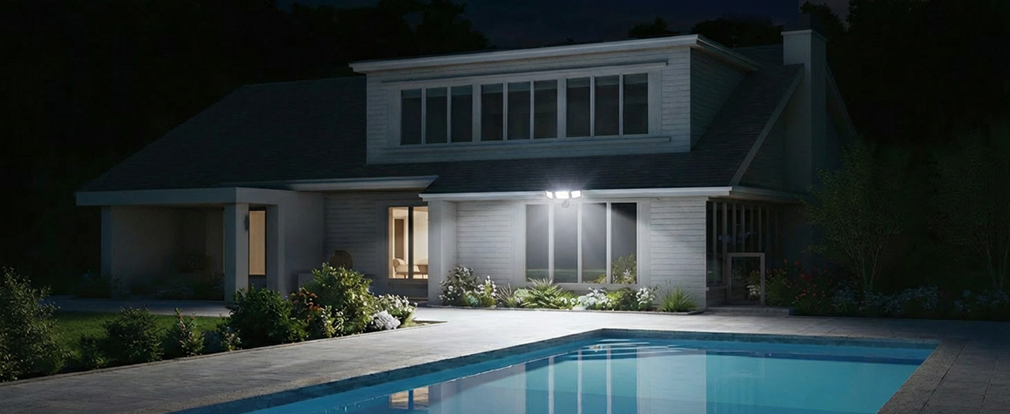 motion sensor light for pool