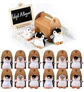 BROWNKNOT Adopt A Penguin Party Favors Mini Plush Stuffed Animals Set with 12 Plush Penguin Mini ...