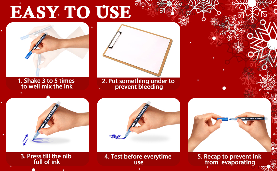 glitter markers for kids