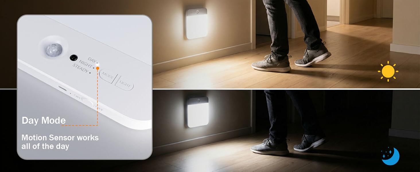 Sensor Motion Ceiling Light - Day Mode