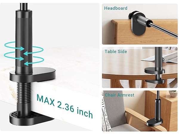 Gooseneck Phone Holder for Bed