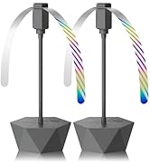 Grete Gotye 2-PC Food Fans for Tables, Outdoor Food Fan, Food Fan with Flexible Goose-Neck Blades...