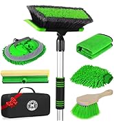 62'' Car Wash Brush with Long Handle, Soft Bristle Scratch-Free Car Wash Cleaning Detailing Brush...