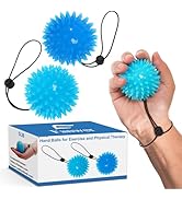 Hand Grip Strenthener - Squeeze Balls for Hand Therapy Set (5LB+10LB), Hand Exercise Ball for Phy...