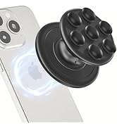 AUROX for MagSafe Phone Grip, Magnetic Phone Grip, Magnetic Suction Cup Collapsible Phone Grip Ho...